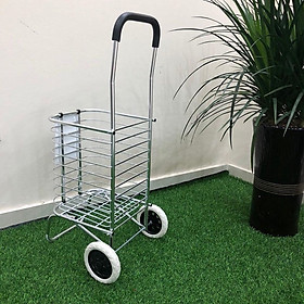 Mua Xe đẩy đi chợ inox có giỏ gấp gọn TL-90