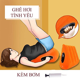 Ghế Tình Nhân Đệm Mông Bơm Hơi Có Tay Vịn - Ghế Đệm Tình Yêu Tay Cầm Tặng Kèm Bơm Tay