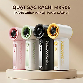 Quạt Phản Lực Cầm Tay Kachi MK406 – Pin 4000mAh, Gió Mạnh Gấp 1.5 Lần - Hàng chính hãng
