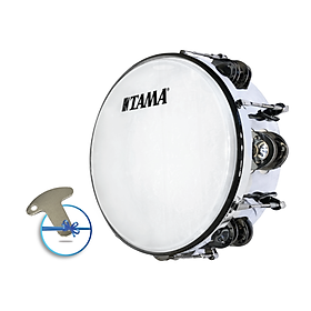 Mua Trống lắc tay  Lục lạc gõ bo  Tunable Tambourine - Tama TMT-10 (TMT10) - Màu trắng gạo (W1) - Hàng chính hãng