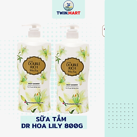 DATE XA Sữa Tắm Double Rich hương nước hoa tự nhiên Hàn Quốc - 800g - Hương Hoa Lily