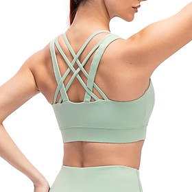 Áo ngực yoga nữ có đệm để tập thể thao tập luyện pilates