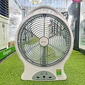 Mua Quạt sạc tích điện sunmax 22W có đèn GFR12B2 Hàng Chính Hãng
