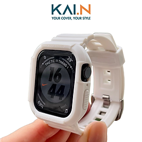 Dây Đeo Kèm Ốp Dành Cho Apple Watch Kai.N Elegant Shock Proff - Hàng Chính Hãng