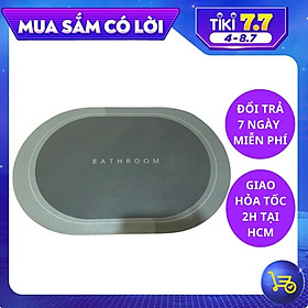 Mua Thảm Lau Chân BathRoom Tròn - Hàng  Chính Hãng