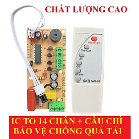 Mua Bộ điều khiển từ xa cho quạt TIẾNG VIỆT CÓ SƠ ĐỒ ĐẦU NỐI MẠCH TO XỊN IC 14 CHÂN CÓ CẦU CHÌ CHỐNG QUÁ TẢI mạch quạt điều khiển từ xa cho quạt bàn quạt treo tường quạt điều khiển từ xa