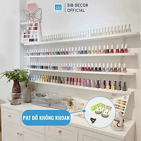 Mua  Không khoan  Kệ Nail  Sơn Móng Dài 20cm Đến 50cm  Rộng 10cm Treo Tường Spa  Tiệm Nail SIB Decor KT010P