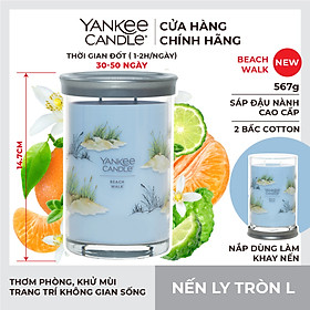 Nến ly tròn sáp đậu nành Yankee Candle size L (567g) - Beach Walk