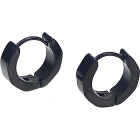 Bông tai lục giác BT324 (Màu đen)