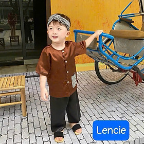 bà ba cho bé trai đi chơi diện lễ tết năm mới biểu diễn đẹp từ 10-40kg chất lụa latin mềm mát