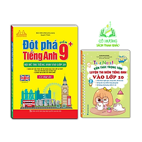 Sách - combo 2c Đột phá tiếng Anh điểm 9+(Có đáp án) và TAKE NOTE! Kiến thức luyện thi môn Tiếng Anh vào lớp 10 -K lò xo