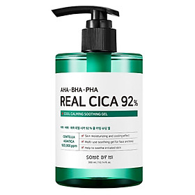 Gel Dưỡng Ẩm, Làm Mát Da Some By Mi AHA - BHA -PHA Real Cica 92% Cool Calming Soothing Gel 300ml