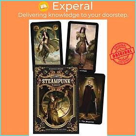Sách - The Steampunk Tarot by Barbara Moore (US edition, paperback)