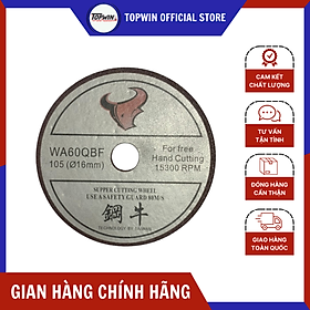 Mua (Combo 5 Viên) Đá Cắt Sắt Đầu trâu Bạc 105x1x16mm Cắt Sắc Bén  Bền Bỉ  Ít Hao Mòn Và Độ Chính Xác Hoàn Hảo | TOPWIN Official Store