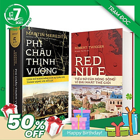 Trạm Đọc Official |  Bộ Sách Lịch Sử Châu Phi: Red Nile - Tiểu Sử Của Dòng Sông Vĩ Đại Nhất Thế Giới + Phi Châu Thịnh Vượng - Lịch Sử 5000 Năm Của Sự Giàu Có, Tham Vọng Và Nỗ Lực