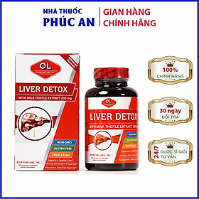 Viên Uống Bổ Gan, Giải Độc Gan Liver Detox Olympian Labs Mỹ 60 Viên