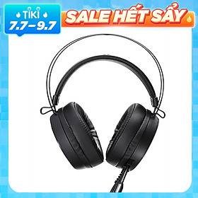 Rapoo VH500 Virtual 7.1 Kênh Tai nghe chơi game âm thanh nổi có dây qua tai có Mic Điều khiển âm lượng nhanh