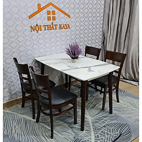 Mua Bộ bàn 4 ghế Mostar giả đá (Nâu)