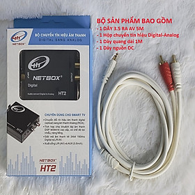 Mua Bộ Chuyển Đổi Âm Thanh Digital NETBOX HT2 DÂY 3.5 RA 2 ĐẦU AV 5M - Hàng Chính Hãng