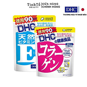 Combo Viên Uống DHC Đánh Thức Tuổi Xuân 90 Ngày (VitaminE & Collagen)