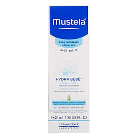 Kem Dưỡng Da Mặt Cho Trẻ Sơ Sinh Và Em Bé Da Thường Mustela (40ml)