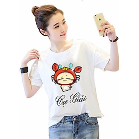 Áo Thun Nữ - Hạnh Phúc - Cung Cự Giải