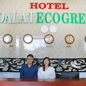 Đà Lạt EcoGreen Hotel 2* - Khách Sạn Mới, Ngay Trung Tâm, Ưu Đãi Lớn, Gần Chợ & Hồ Xuân Hương
