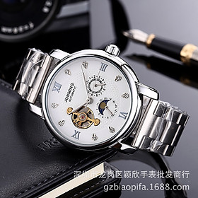 Đồng Hồ Cơ Nam Tự Động AUTOMATIC Chính Hãng JUNMING Dây Da Cao Cấp Thời Trang Sang Trọng Đẹp Giá Rẻ