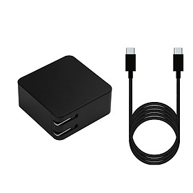 Type-C PD Charger Power Delivery 65W Portable Wall Charger Adapter for Macbook Pro, Nintendo Switch