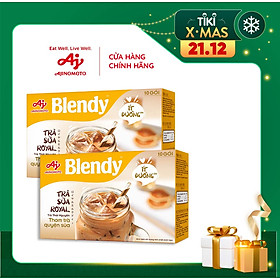 Combo 2 hộp Trà sữa royal Blendy 180g