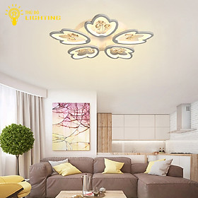 Mua Đèn Ốp trần PHA LÊ Diệp Minh Đăng 2040 với 2 kiểu dáng Hiện Đại  Điều khiển thông minh từ xa và LED 3 Chế độ màu Trắng/Vàng/Trung tính