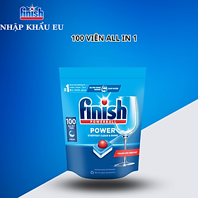 Viên rửa chén bát Finish All In One Max loại 22 viên, 48 viên, 80 viên