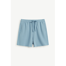 Quần Short thun ROUTINE Ống Rộng Lưng Thun Có Túi Trơn Form Loose - 10S24PKS002 | LASTORE MENSWEAR