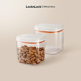Mua Hũ Đựng Thực Phẩm LocknLock Locknlock HTE90  Hàng Chính Hãng  Kèm Muỗng  Nắp Mở Một Chạm - JoyMall