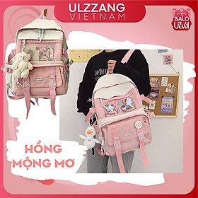 Balo nữ đi học thời trang Ulzzang Hàn Quốc, cặp sách đẹp hàng cao cấp dễ thương, túi xách sinh viên học sinh chống nước