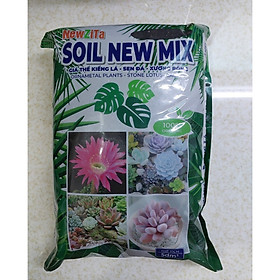 Giá thể, đất trồng kiểng lá, sen đá, xương rồng, NEWZITA SOIL NEW MIX. Bao 5dm3 khoảng 1,5kg