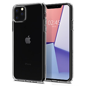 Ốp lưng chống sốc hàng hiệu Spigen Crystal Flex trong suốt cho iPhone 11 Pro Max - Hàng chính hãng