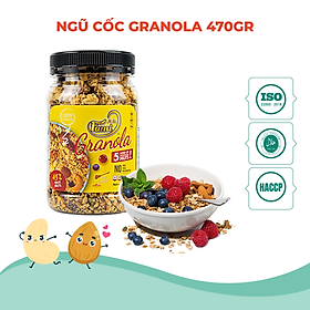 HẠT DINH DƯỠNG NGŨ CỐC GRANOLA FAMINUTS - Hũ Nhựa 470g - Ngũ Cốc Giảm Cân