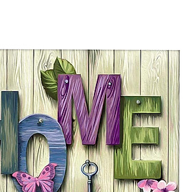 DIY 5D Diamond Painting Kits Rhinestone Cross Stitch Decor Home and Love