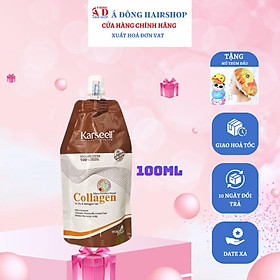 Bộ dầu gội xả hấp Karseell Collagen mềm mượt phục hồi tóc hư tổn mini 150ml/150ml/100ml