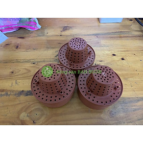 COMBO 3 Cốc điều hòa thông minh loại nhỏ 9x11x6cm - Phụ kiện trồng Lan thông minh cho HOA PHONG LAN
