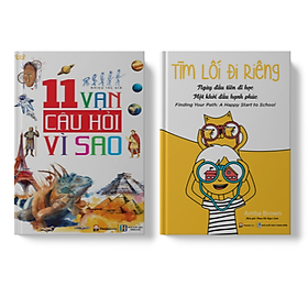 Sách PANDABOOKS Combo 2 cuốn Tìm lối đi riêng-ngày đầu tiên đi học+11 vạn câu hỏi vì sao