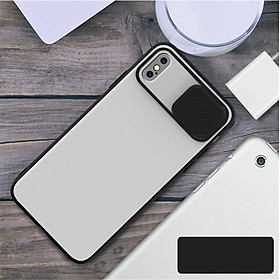 Ốp lưng kéo nắp cao cấp dành cho iPhone 12 Pro Max  11 Pro Max  XR  XXS  XS Max  7 Plus 8 Plus  11 Pro  12 Pro  11 12  12 Mini - Hàng chính hãng - X  XS - Màu đen