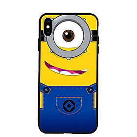 Ốp lưng Viền TPU Cao Cấp cho Iphone XS Max - Minion 01