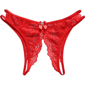 quần lót lọt khe sexy đồ lót nóng bỏng kiểu Hàn - Màu đỏ