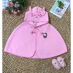 Áo choàng Kitty hồng cho bé 0 - 3 tuổi