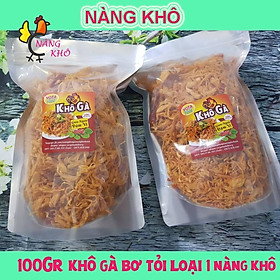 100 Khô gà bơ tỏi loại 1 Giòn ngon - đậm vị Nàng Khô