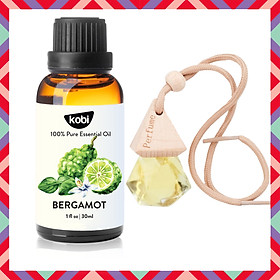 Tinh Dầu Cam Hương Kobi (30ml) Treo Xe Hơi, Treo Phòng, Tủ Quần Áo - Tinh Dầu Thiên Nhiên Nguyên Chất, Giúp Giảm Stress, Xua Đuổi Côn Trùng Và Khử Mùi Hiệu Quả, Thích Hợp Dùng Với Đèn Xông Và Máy Khuếch Tán - Tặng Kèm Vỏ Lọ Treo Sang Trọng, Tiện Dụng