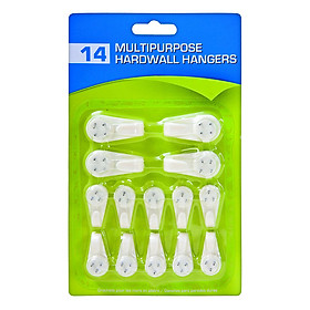 Mua Bộ 14 Cái Móc Đóng Tường Đa Chức Năng Uncle Bills HY0052 - Trắng