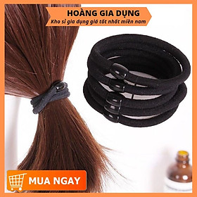 Mua Dây Cột Tóc Màu Đen Thun Cột tóc Phong Cách Hàn Quốc H155
